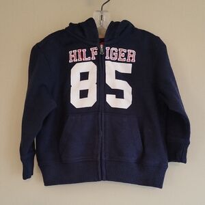 Tommy Hilfiger navy zip-up hoodie